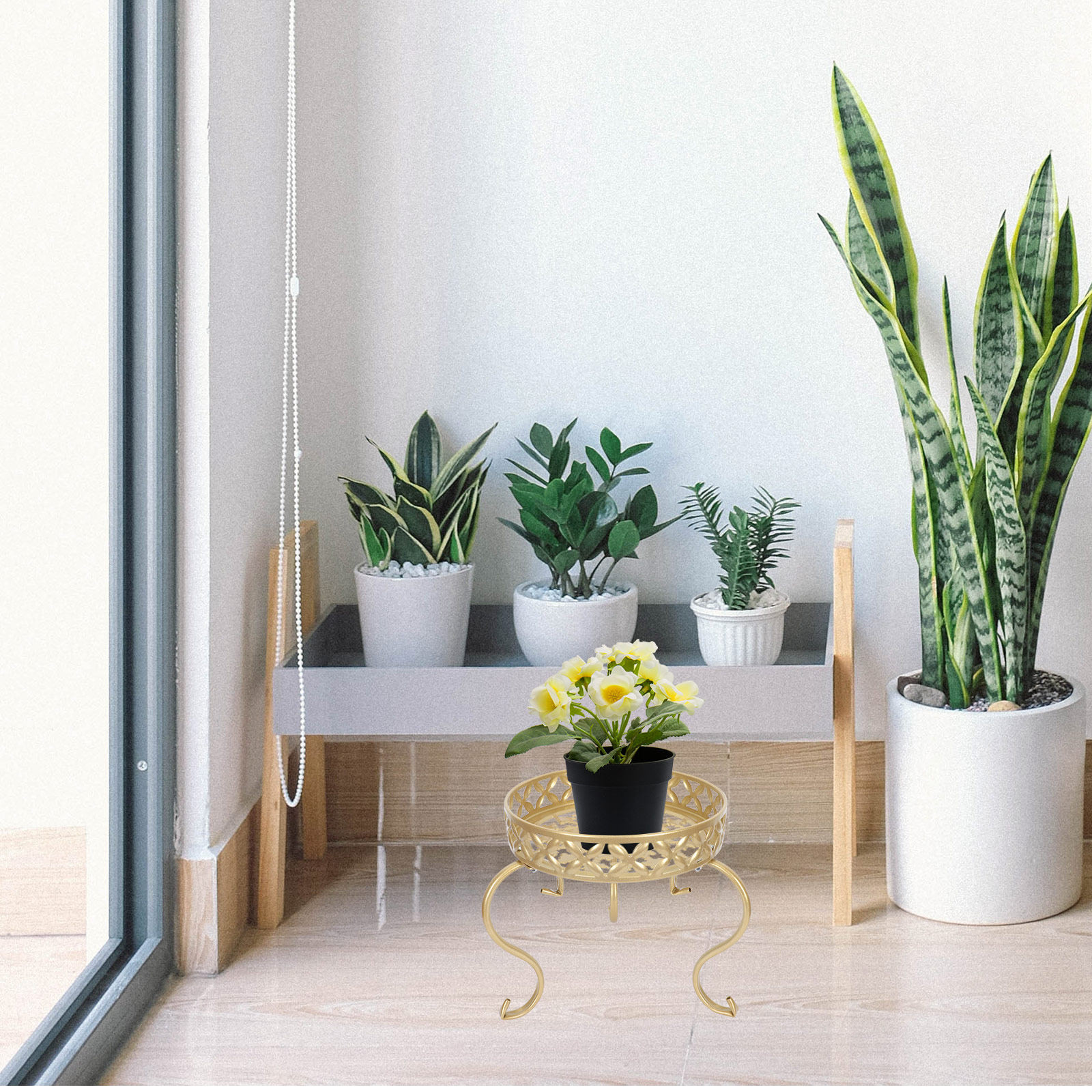 Bonsai Vertical Garden - Support de plantes en fer, table