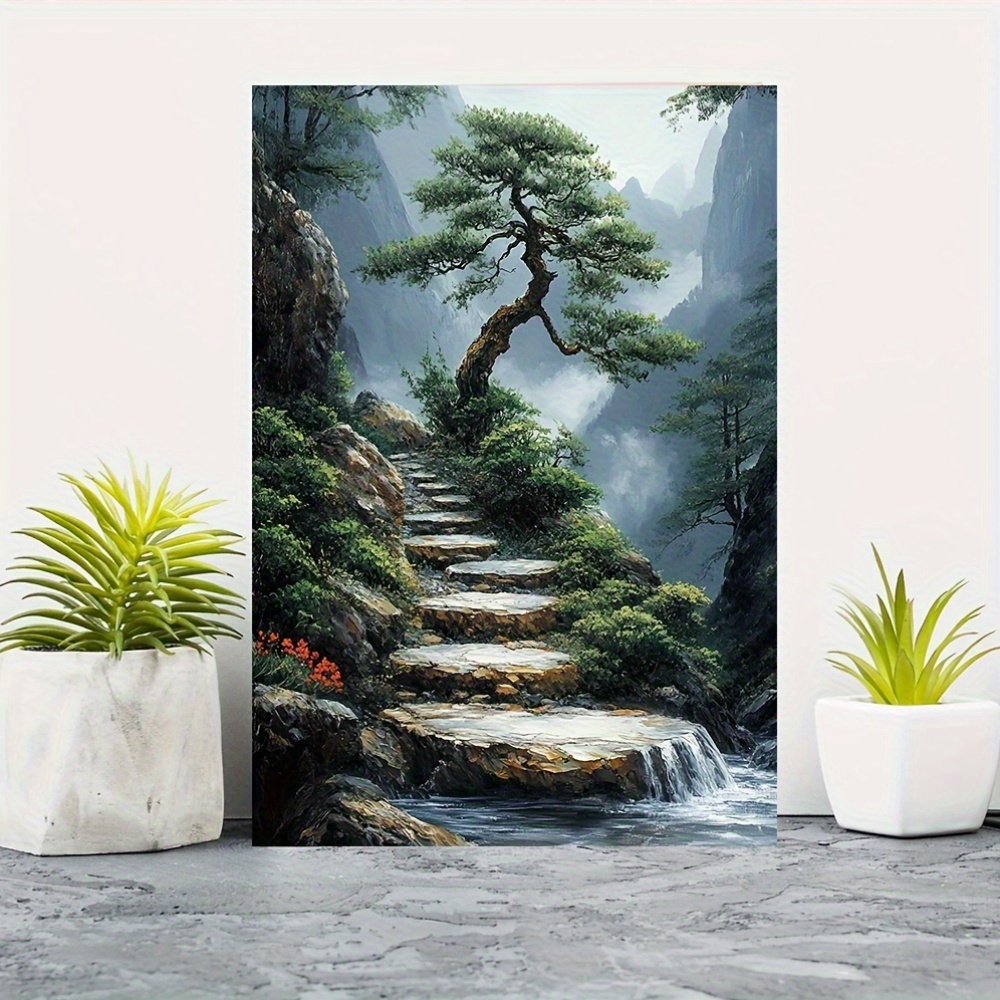 Tableau sur toile Zen Garden a - Bonsai Vertical Garden avis et prix