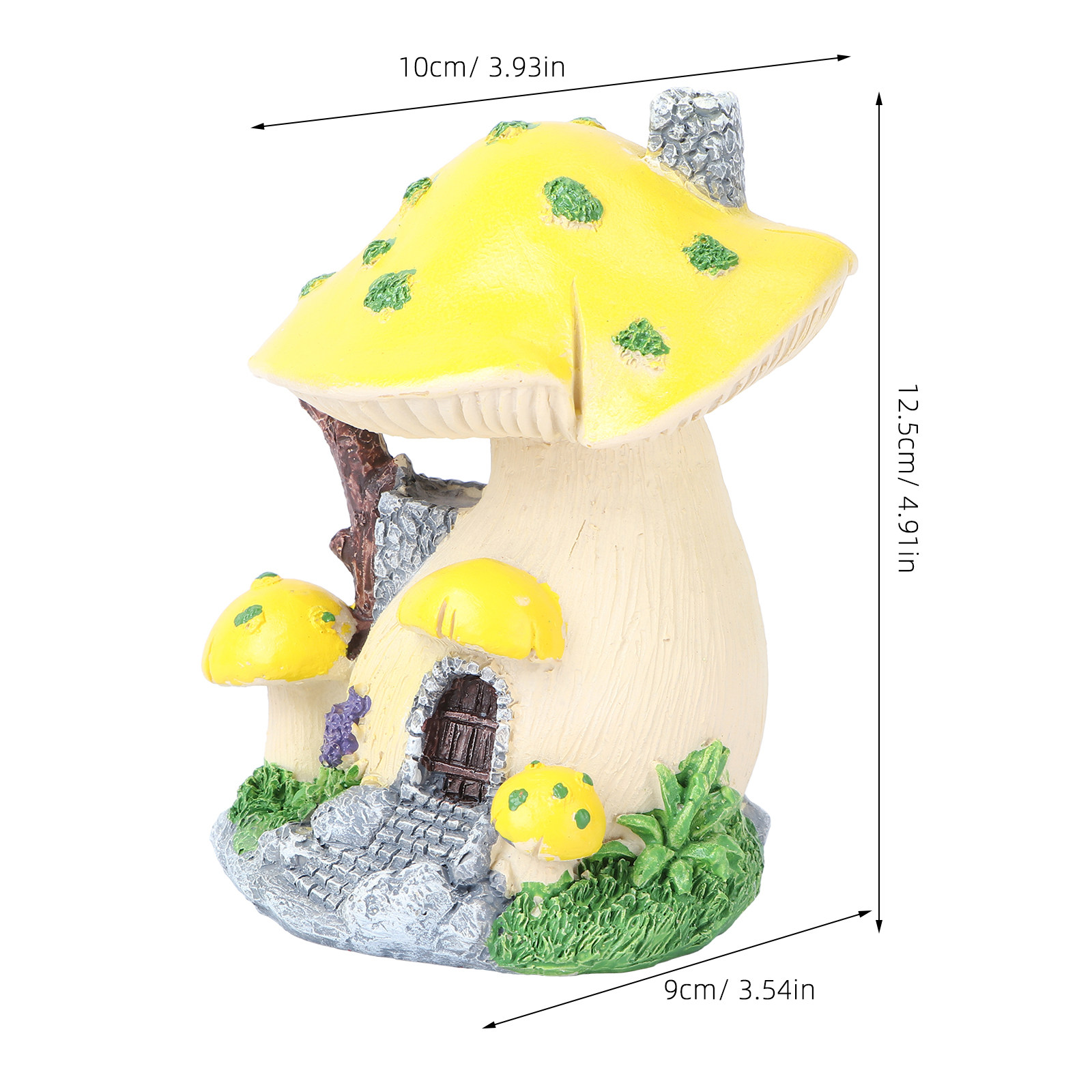 Maison champignon jaune miniat - Bonsai Garden House avis et prix